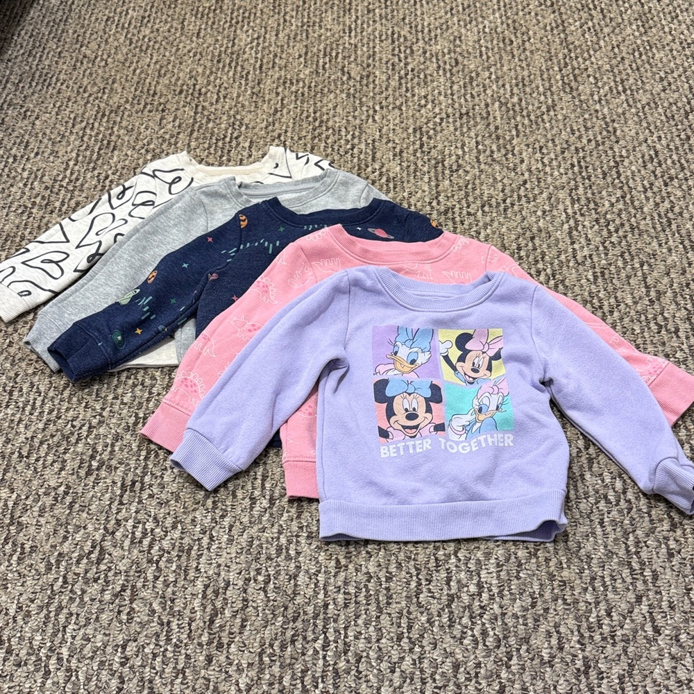 Lot of sweatshirts 18 months bundle